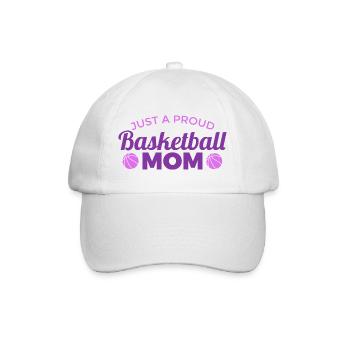 Fière maman basketball - Casquette classique - blanc/blanc - Devant