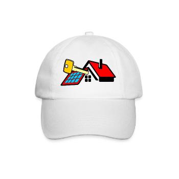 Key for the new skin gold colored key - Baseball Cap - white/white - Front