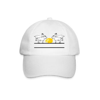 Quatre chèvres - Casquette classique - blanc/blanc - Devant