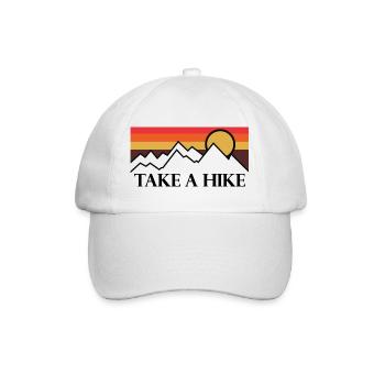 Mountains Climbers Nature Adventure - Baseball Cap - white/white - Front