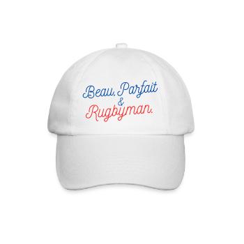 Beau cadeau Papa Parfait XV rugby - Casquette classique - blanc/blanc - Devant