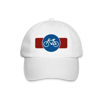 Fahrrad - Baseballkappe - Weiß/Weiß - Vorne