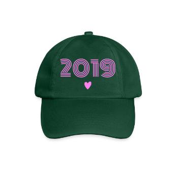 Née en 2019 fille - Casquette classique - vert bouteille - Devant