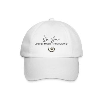 Be yourself - Baseball Cap - white/white - Front