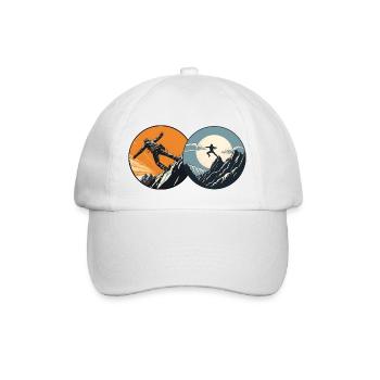 The Call of the Mountain - Baseball Cap - white/white - Front