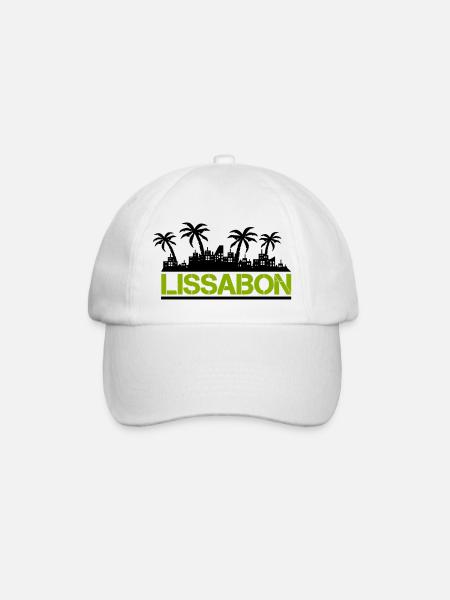 lissabon - Baseballkappe - Weiß/Weiß