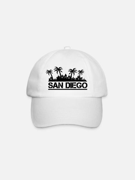 san diego - Baseballkappe - Weiß/Weiß