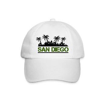 San Diego - Baseball Cap - white/white - Front