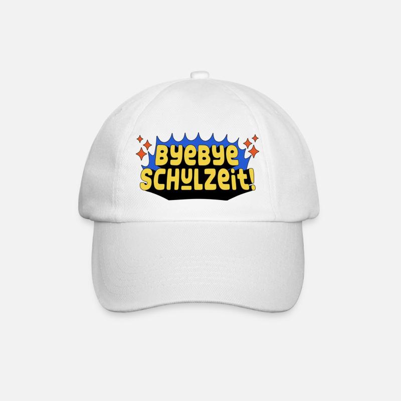 Schulabschluss 2024, Schulabschluss T Shirt, - Baseballkappe - Weiß/Weiß