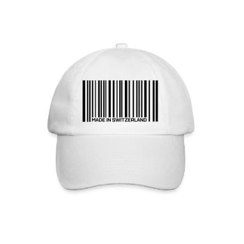 Made in Switzerland - Baseballkappe - Weiß/Weiß - Vorne
