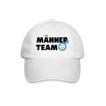 Männer Team Stolz - Baseballkappe - Weiß/Weiß - Vorne