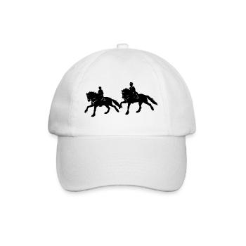 Cavalier frison - Casquette classique - blanc/blanc - Devant