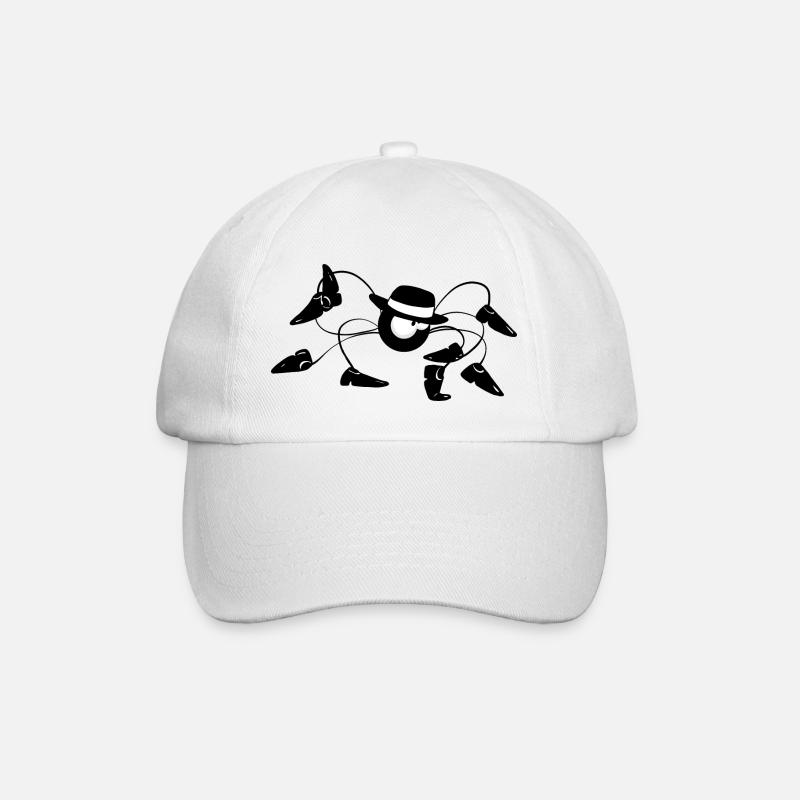 Beth die Spinne - Der Mondspaziergang - Baseballkappe - Weiß/Weiß