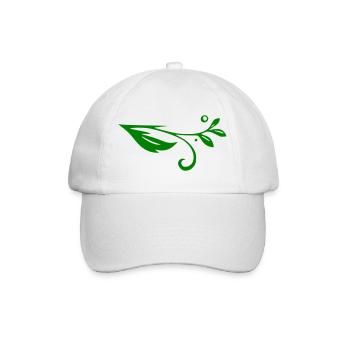 Flourishes Vine - Baseball Cap - white/white - Front