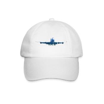 B747 - Baseballkappe - Weiß/Weiß - Vorne