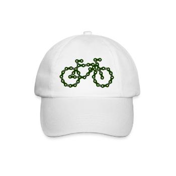 bicyclette - Casquette classique - blanc/blanc - Devant