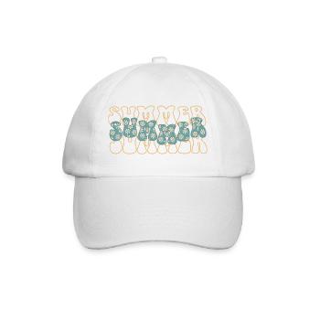 Summer - Baseball Cap - white/white - Front