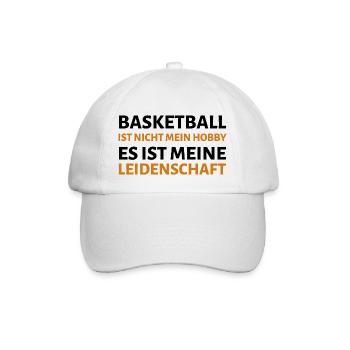 Basketball - Baseballkappe - Weiß/Weiß - Vorne