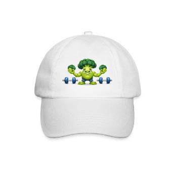 Halophiles de brocoli - Casquette classique - blanc/blanc - Devant