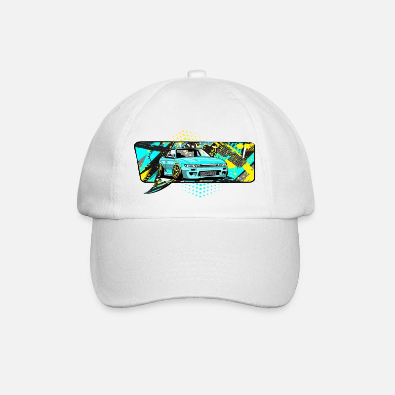 S13 Bande dessinée à bulles - Casquette classique - blanc/blanc