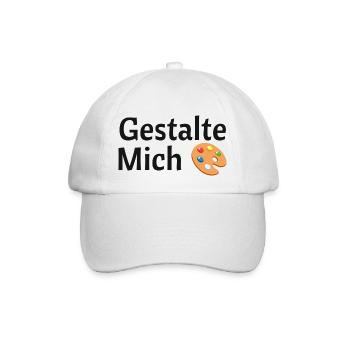 Gestalte mich - Baseballkappe - Weiß/Weiß - Vorne