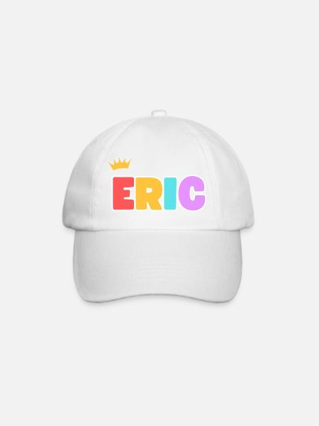 ERIC! Personnalisable - Casquette classique - blanc/blanc