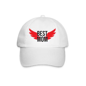 Best Mom - Mother's Day - Baseball Cap - white/white - Front