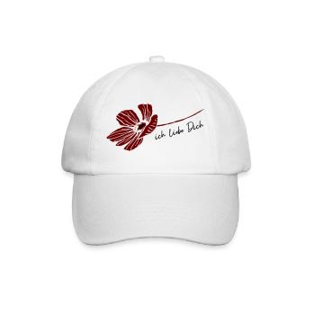 Je t’aime - Casquette classique - blanc/blanc - Devant