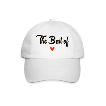 PAPY. PAPA. FÊTE DES PÈRES. BONNE FÊTE PAPA - Casquette classique - blanc/blanc - Devant