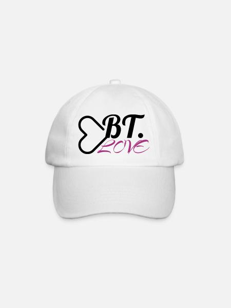 BT. - Love - Baseballkappe - Weiß/Weiß