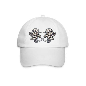 fumetto della mummia 2 - Cappello con visiera - bianco/bianco - Fronte