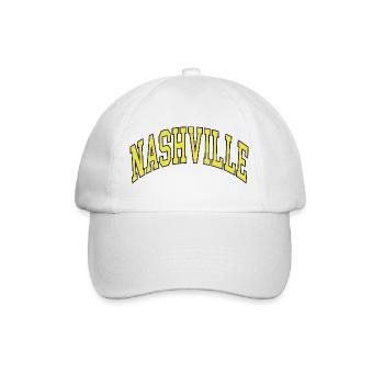Nashville - Baseballkappe - Weiß/Weiß - Vorne