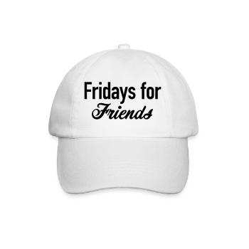 Fridays for friends - Baseball Cap - white/white - Front