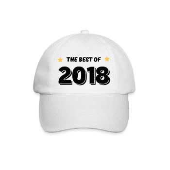 Best of 2018 - Baseball Cap - white/white - Front