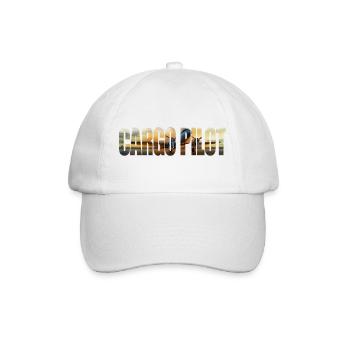 Cargo pilot DC-3 - Baseballkappe - Weiß/Weiß - Vorne