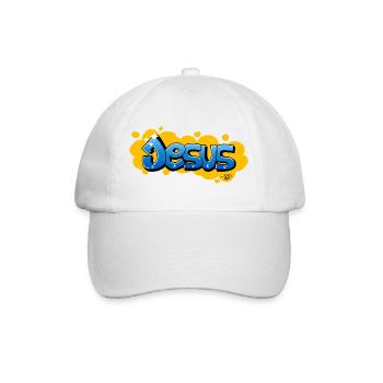 Jésus sauve - Casquette classique - blanc/blanc - Devant