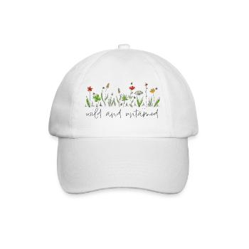 wild and untamed - Meadow Flowers, Freedom - Baseball Cap - white/white - Front