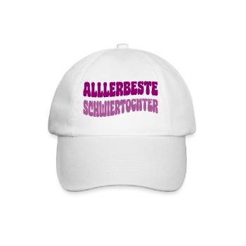 allerbeste schwiegertochter - Baseballkappe - Weiß/Weiß - Vorne