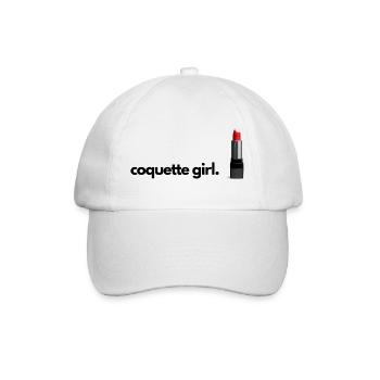 Coquette girl trousse kit tudiante - Casquette classique - blanc/blanc - Devant