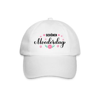 Flower Wreath in Pastel Pink - Baseball Cap - white/white - Front