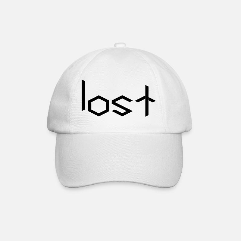 lost - Baseballkappe - Weiß/Weiß