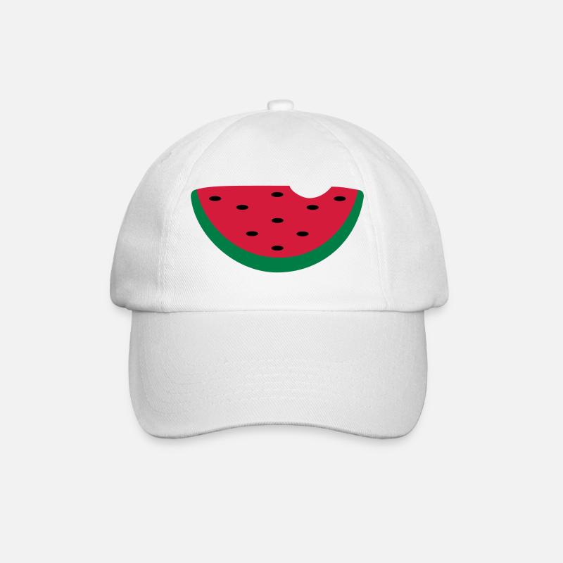 melon - Baseball Cap - white/white