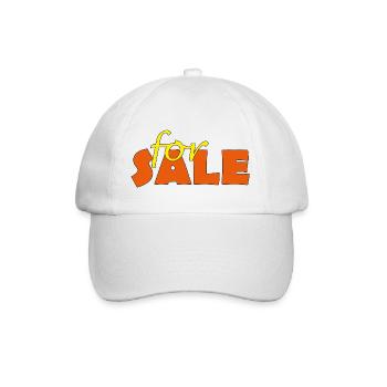 à vendre - Casquette classique - blanc/blanc - Devant