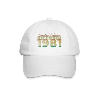 44e anniversaire Édition Limitée (SCR) 12/1981 - Casquette classique - blanc/blanc - Devant