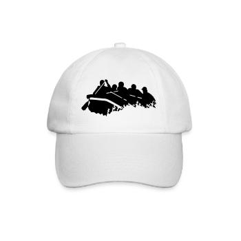 rafting - Baseball Cap - white/white - Front