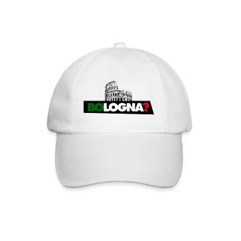 Bologna? - Baseball Cap - white/white - Front
