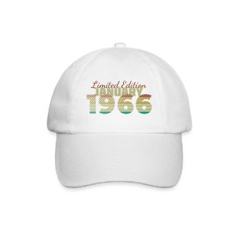 60th Birthday Limited Edition (SCR) 01/1966 - Baseball Cap - white/white - Front