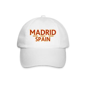 Madrid – Spain - Baseball Cap - white/white - Front