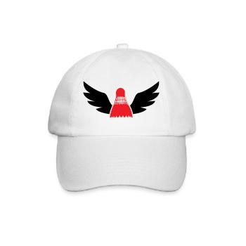 badminton - Baseball Cap - white/white - Front