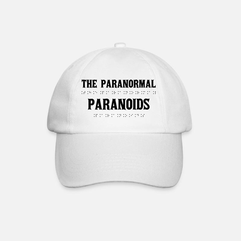 Paranormal Paranoids Braille Tee - Casquette classique - blanc/blanc